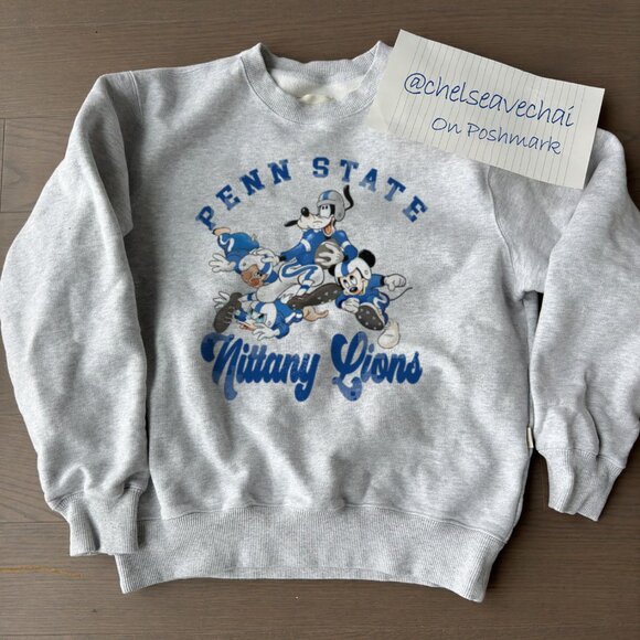 Vintage Penn State University Sweatshirt Penn State Nittany Lions Football Shirt - Picture 1 of 2